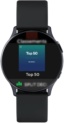 A Tallózás alatt a Listák kiválasztva a Spotify alkalmazásban