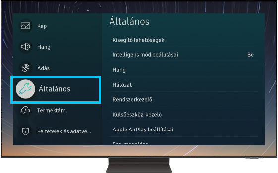 A tévé automatikus kikapcsolásának beállítása