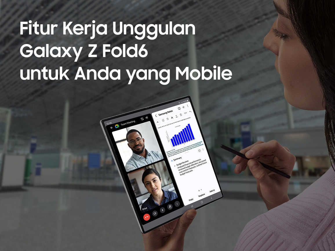 10 Fitur Unggulan Galaxy Z Fold6 untuk Produktivitas Saat Mobile