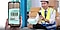 Seorang karyawan smart factory menggunakan Galaxy XCover7 untuk melakukan inventaris stok barang hasil produksi pabrik menggunakan barcode scanner di HP outdoor Samsung.