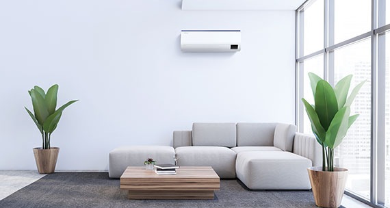 Pilih AC sesuai dengan luas ruangan. Lihat panduan memilih AC Samsung yang tepat di website Samsung Indonesia