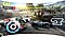 Racing game screen. A number of F1 vehicles are competing for speed.