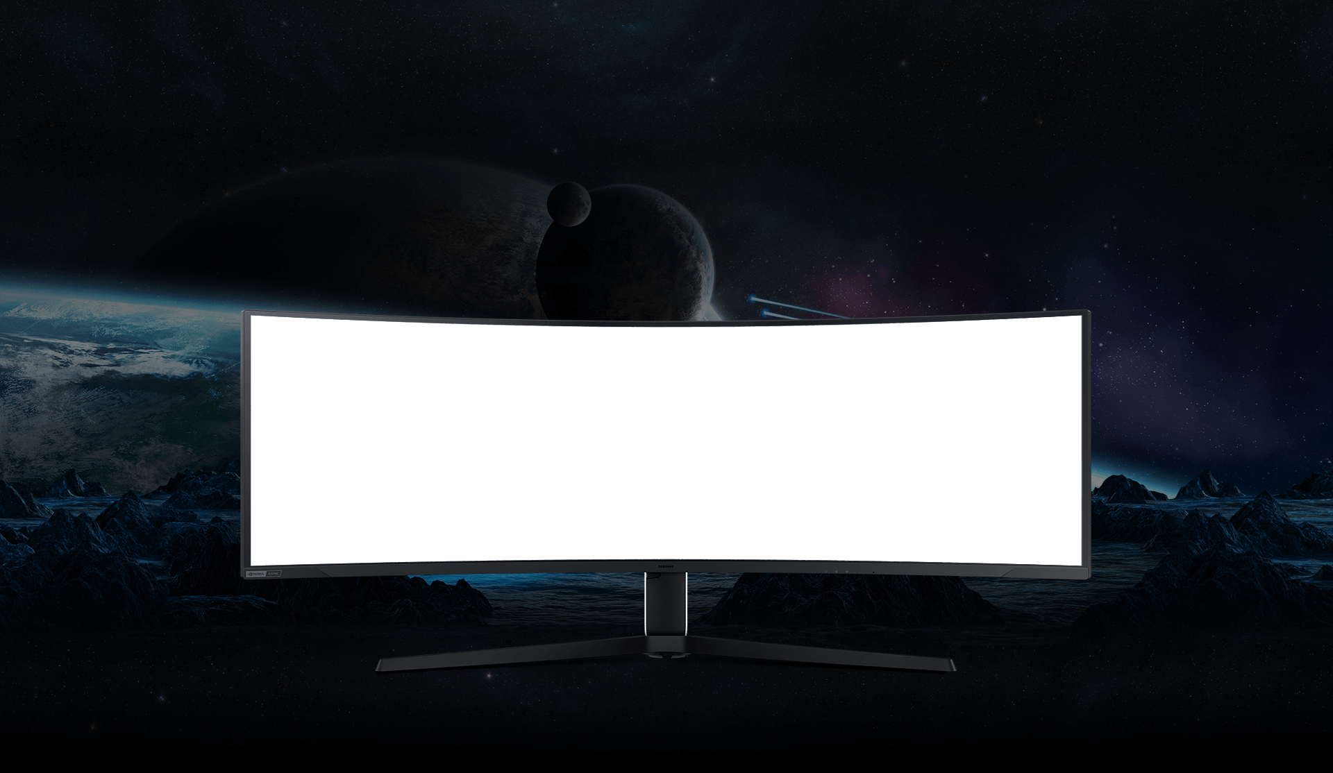 Samsung Odyssey Gaming Monitor adalah monitor PC melengkung dengan sudut pandang luas dan reproduksi warna yang sangat baik. Dengan rasio 32:9 dan kurva lengkung 2000R, monitor PC lengkung ini memberikan pengalaman bermain game yang imersif.
