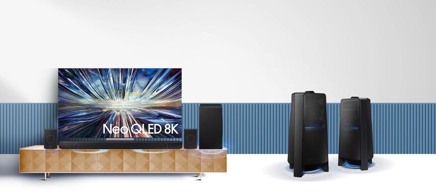 Perfectly crafted sound with Q-Series Soundbar & Sound Tower