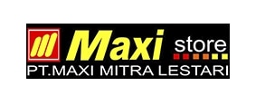 Logo Maxi Store, toko mitra Samsung store yang berpartisipasi