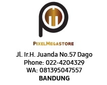 Logo Pixel Megastore, toko mitra Samsung store yang berpartisipasi