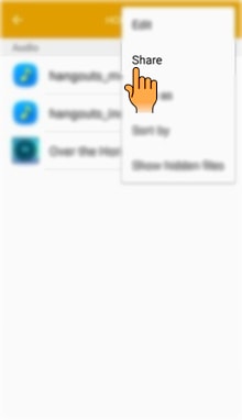 Bagaimana cara berbagi file Musik pada Samsung Galaxy J2 ( SM J200G)?