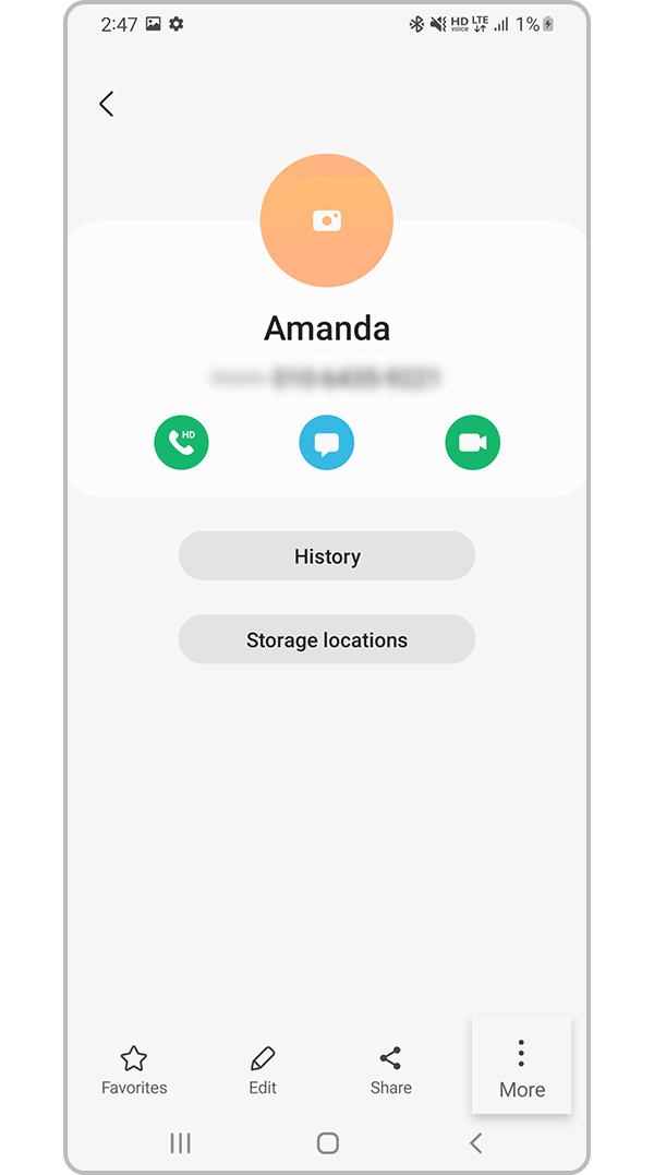 block numbers from contacts app step 2