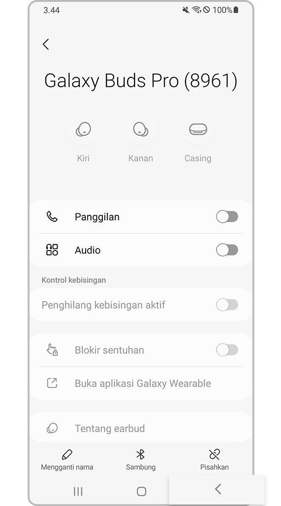menyandingkan ulang perangkat bluetooth langkah 5