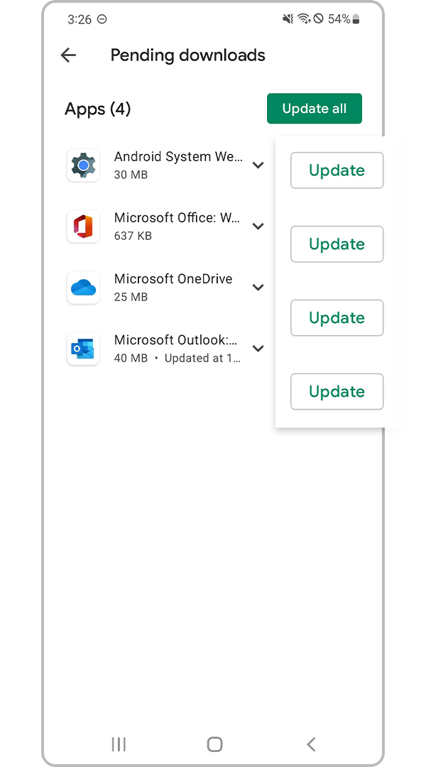 google play store app update step 5