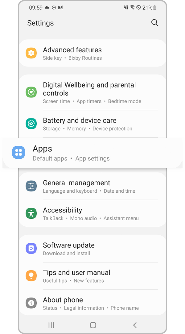 update apps uninstall step 1