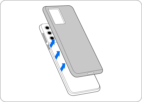 lepas casing sebelum mengisi daya