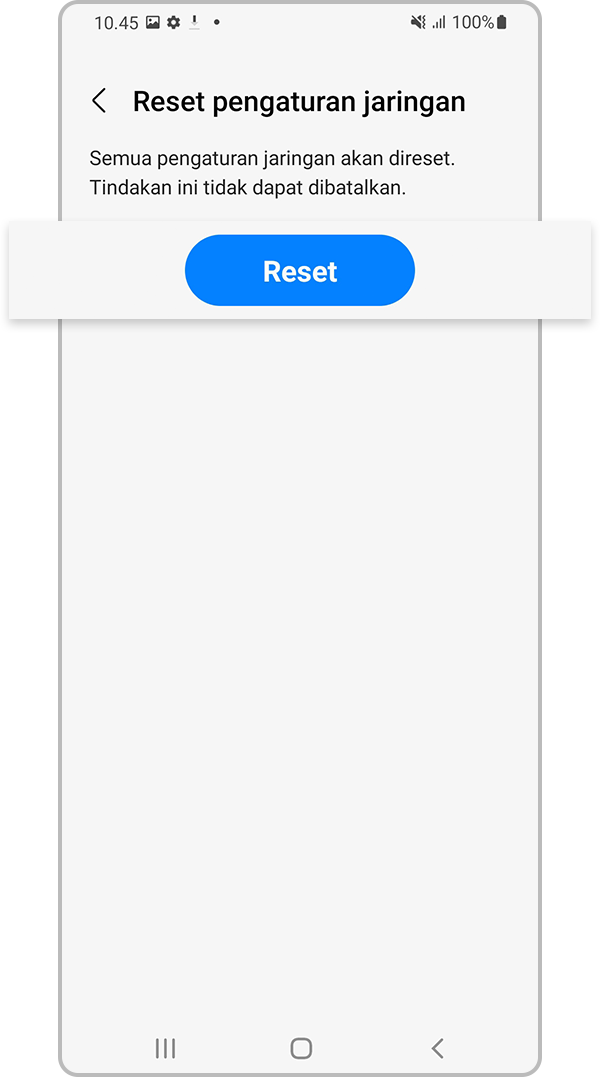 Lihat informasi, lalu ketuk Reset