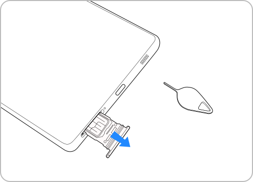 verifikasi dan periksa tray kartu sim 2