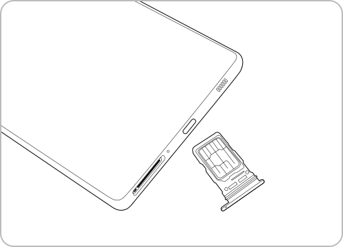 verifikasi dan periksa tray kartu sim 3
