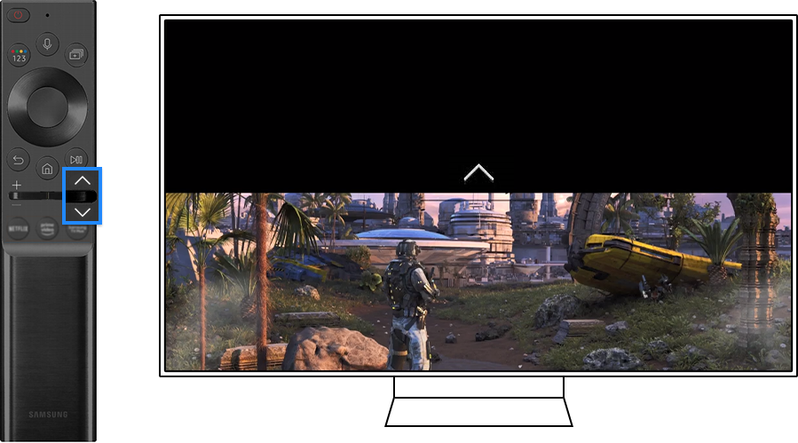 moving with channel up/down