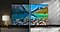 TV quality in dark space and TV quality in bright space are compared in the same space. The screen is automatically adjusted to be darker in dark space and brighter in bright space.