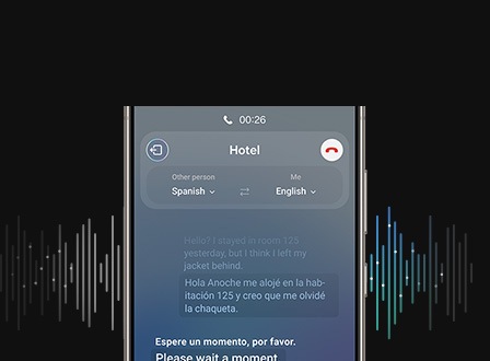 Galaxy Z Fold5 unfolded and seen from the main display.