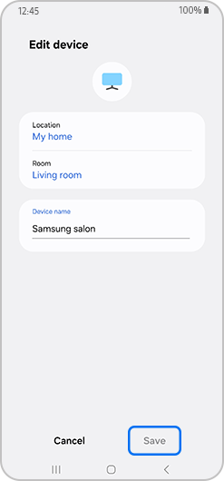 Save option selected.