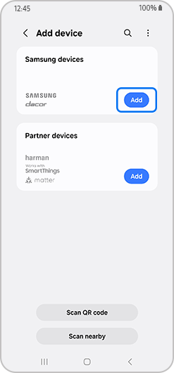 Add option highlighted.