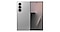 En Galaxy Z Fold7 sett bakfra i fargen Silver Shadow