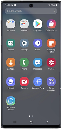 Tap to launch Samsung Health app