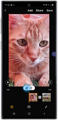 Tap the edit icon