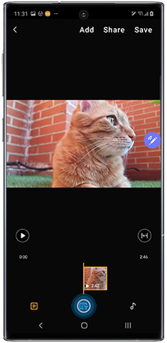 Tap the title icon