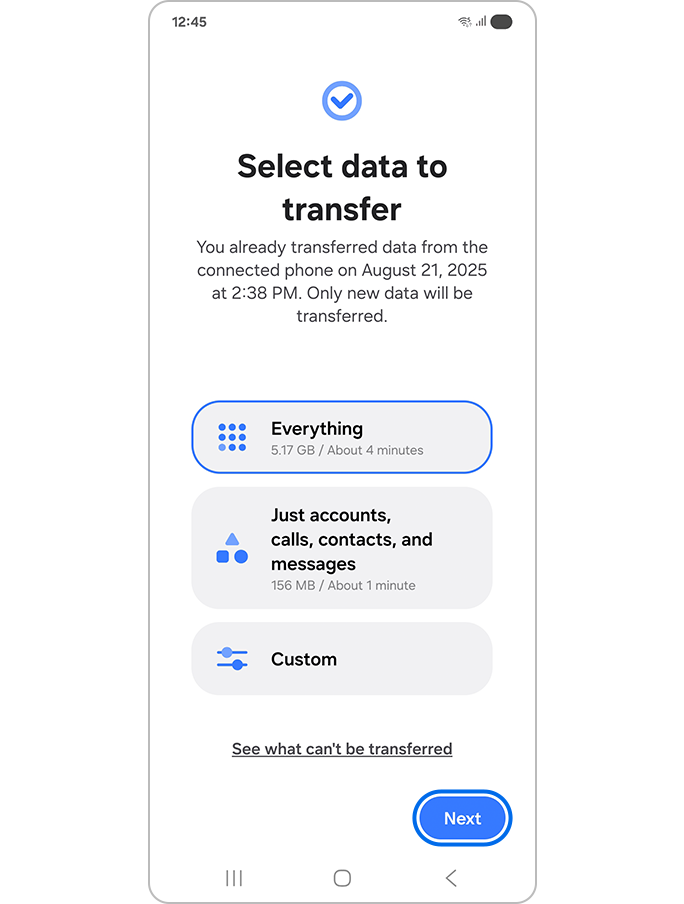 Selecting data resource