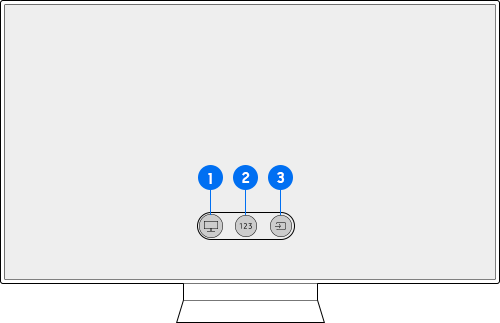Press Down for menu to control TV