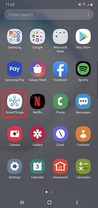 Open the SmartThings app