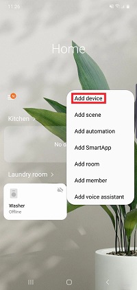 Tap Add device