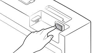 Press the switch