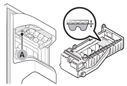 Diagram showing how to check the water pressure.