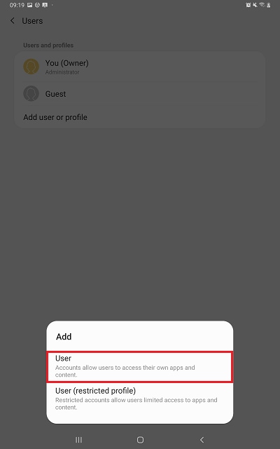 Tap User