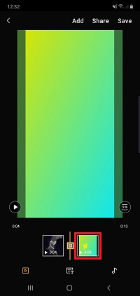 Tap the video you want to edit