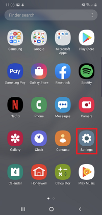 Tap Settings