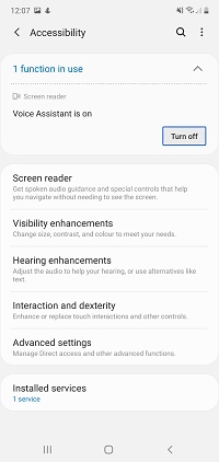 Double tap anywhere on the screen