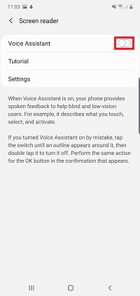 Tap the switch
