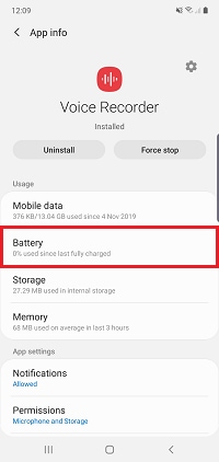 Tap Battery