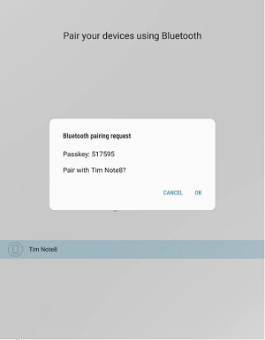 Connecting your Galaxy tablet to other devices