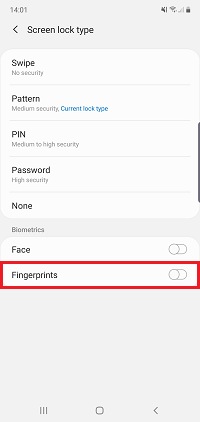 Tap Fingerprints