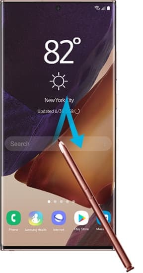 Air actions up and down