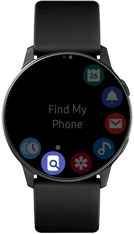 Tap Find My Phone on Galaxy Watch Active