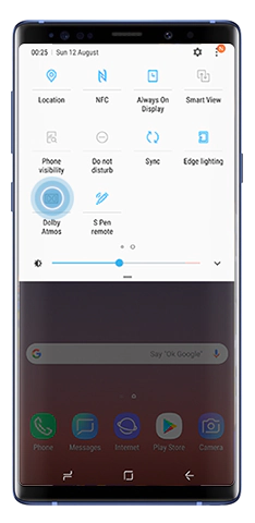 Tap the S Pen remote icon