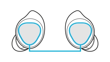 Location of touchpad