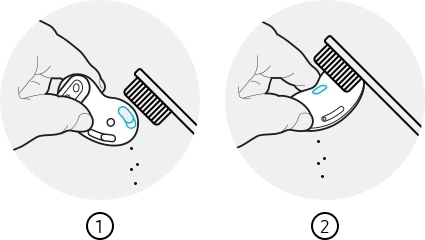 earwax or debris