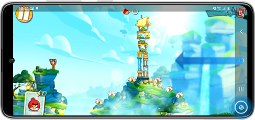 Game Booster can be launched from the notification bar on the Galaxy A51