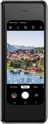 The camera that opens is the 12MP Wide lens