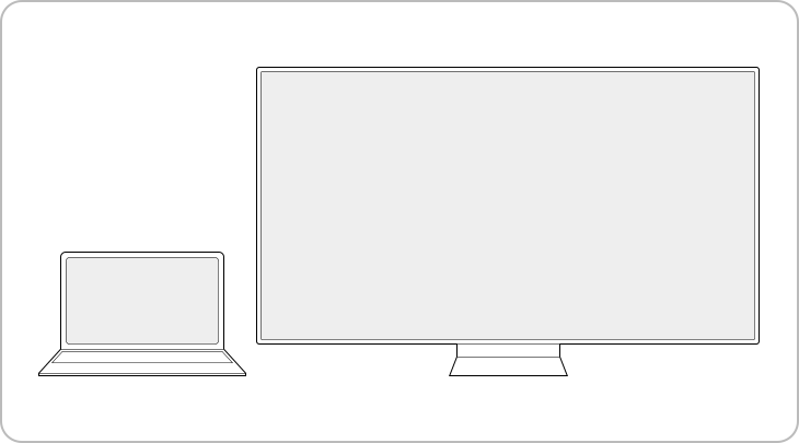 tv connected to pc